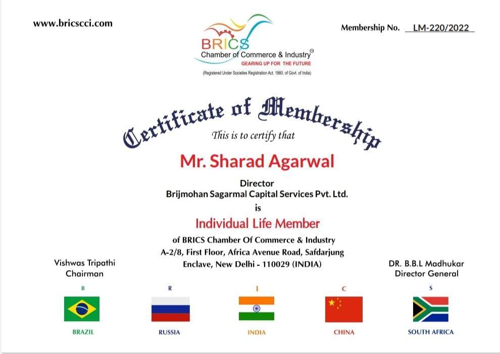 Shri Sharad Agarwal Individual Life Member